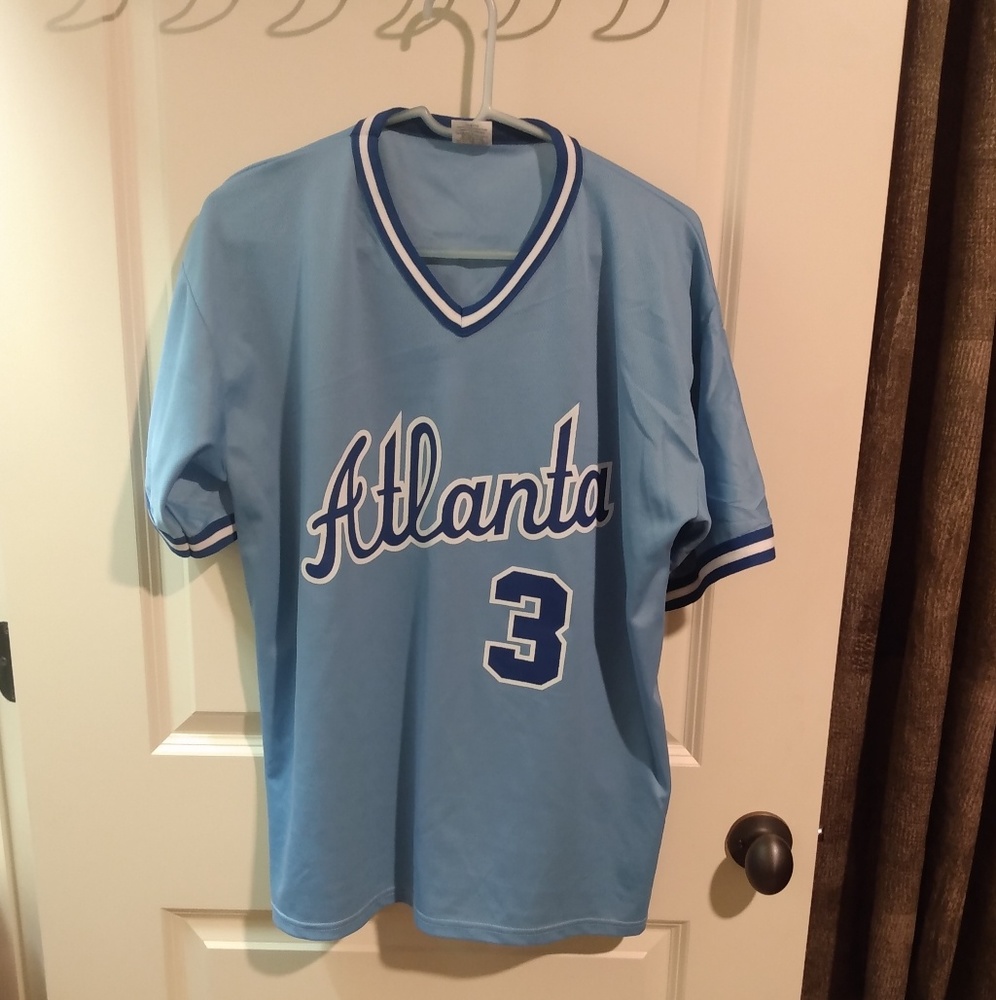 Dale Murphy #3 jersey Atlanta replica jersey L